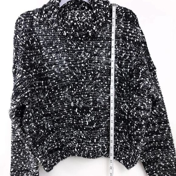 Patrizia Luca Milano Wool Turtleneck Sweater L/XL Black Knit - Picture 5 of 9